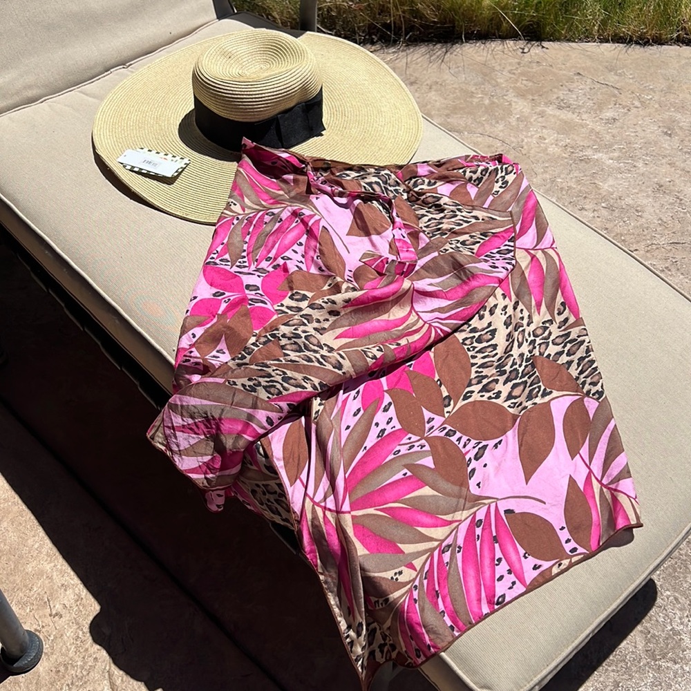 Gottex Silk Swim wrap with tie